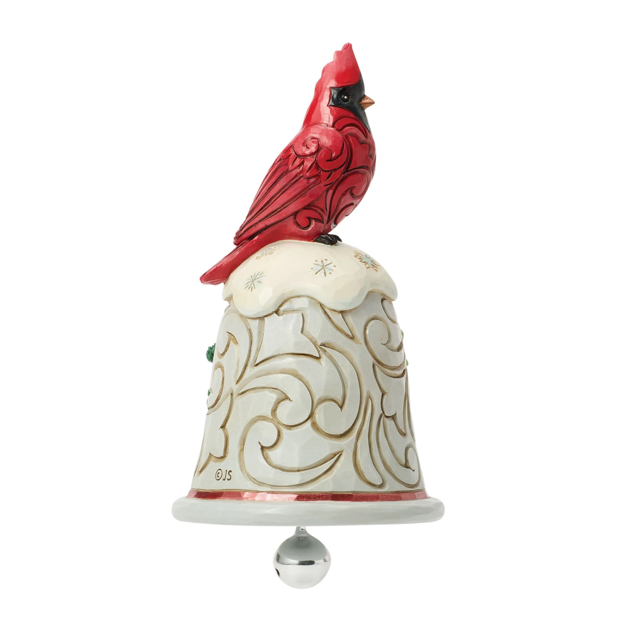 Cardinal Perched on Bell Pint - Image 4